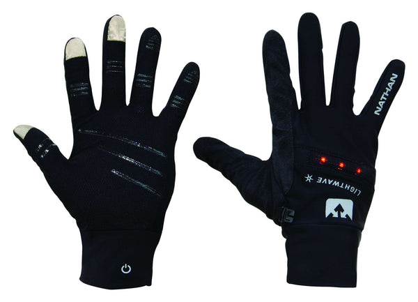 Nathan SpeedShift with Lightwave LED Running Gloves Sport Leisure