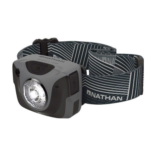 Nathan Nebula Fire Runners Headlamp/Head Torch - Grey - Sportandleisure.com