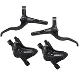 Shimano MT401 / MT420 4-Pot Hydraulic Disc Brake Set - Black - Sportandleisure.com