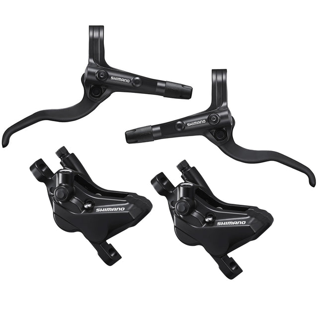 Shimano MT401 / MT420 4-Pot Hydraulic Disc Brake Set - Black - Sportandleisure.com