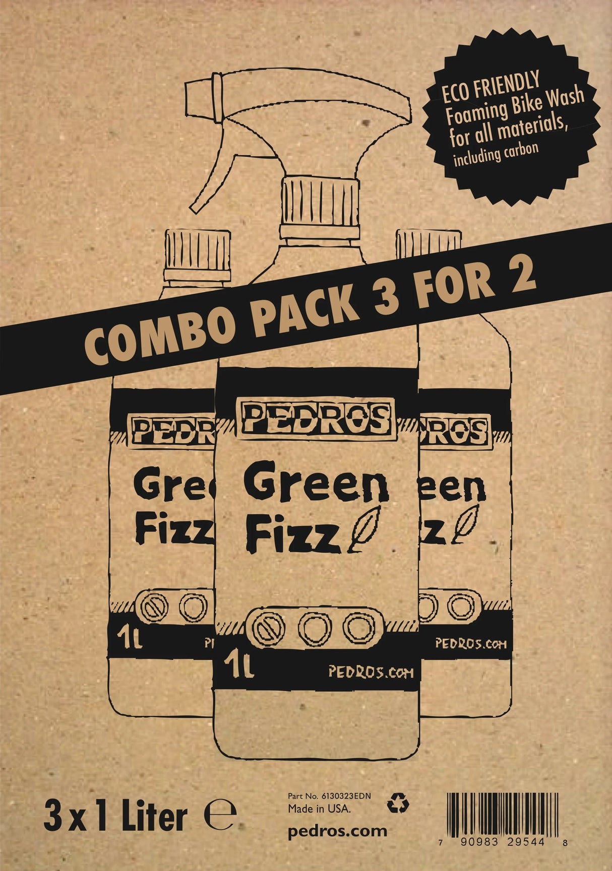 Pedro's Green Fizz 1L x 3 Bundle Pack - Sportandleisure.com