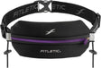 Fitletic Neo Racing Running Belt / Waist Pack - Black/Purple - Sportandleisure.com