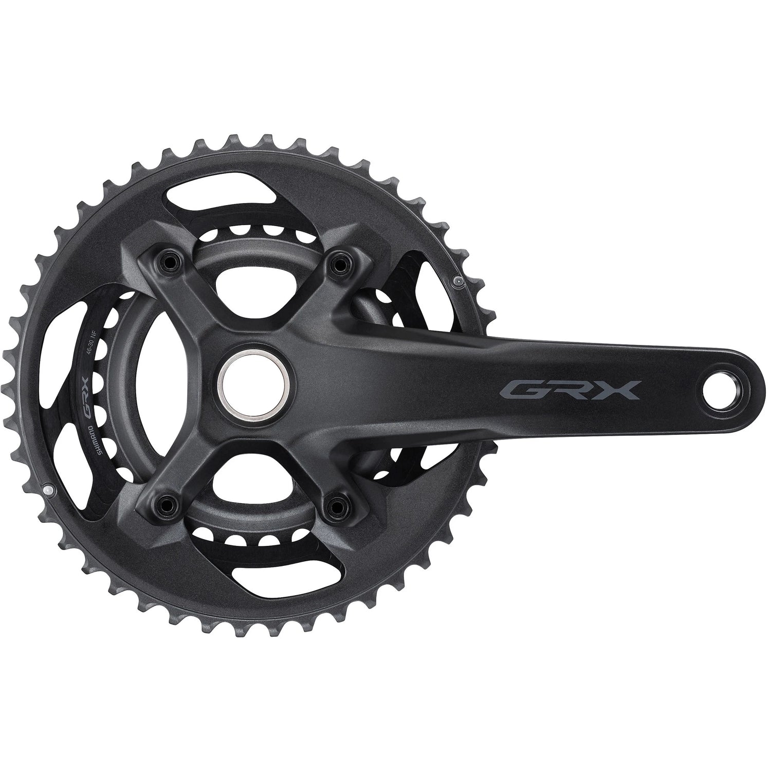 パーツ SHIMANO GRX FC-RX600-2 46-30 11S 165mm Shimano GRX FC-RX600 2x Gravel Chainset – Sport & Leisure
