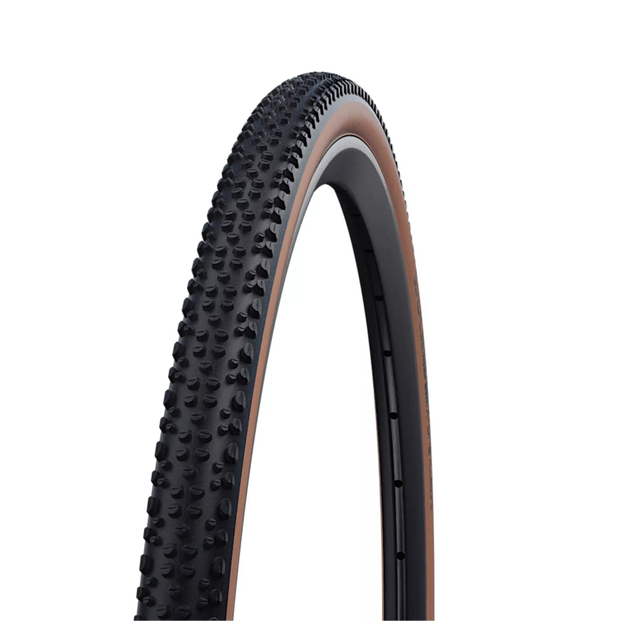 Schwalbe X-One Allround 700 x 33C TLE Gravel Folding Bike Tyre - Bronze - Sportandleisure.com