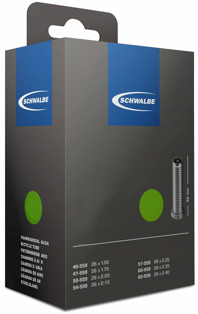 Schwalbe AV5 18 x 1.50 / 1.75 Schrader 40 mm Inner Tube - Sportandleisure.com