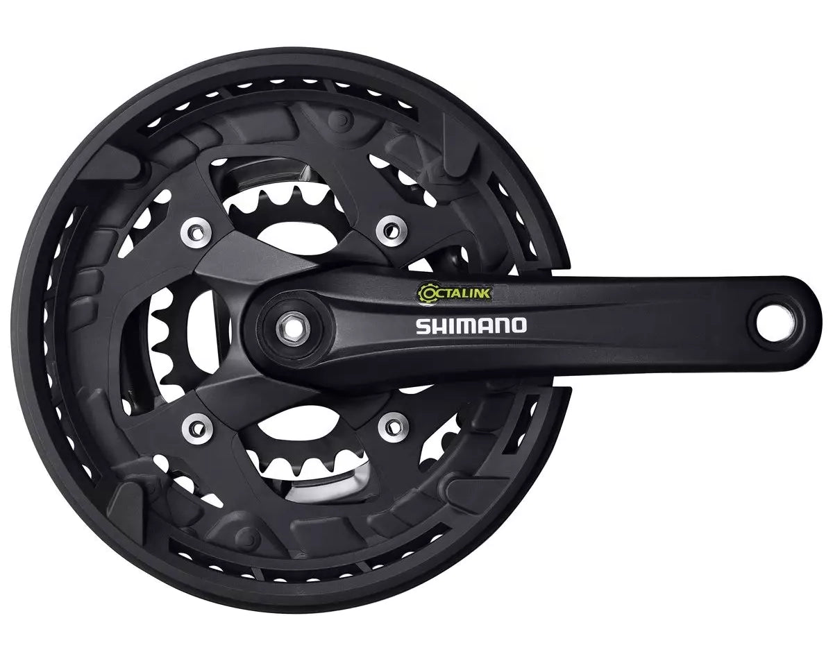 Shimano Alivio FC-T4010 Octalink Triple Chainset - 48-36-26T - Sportandleisure.com
