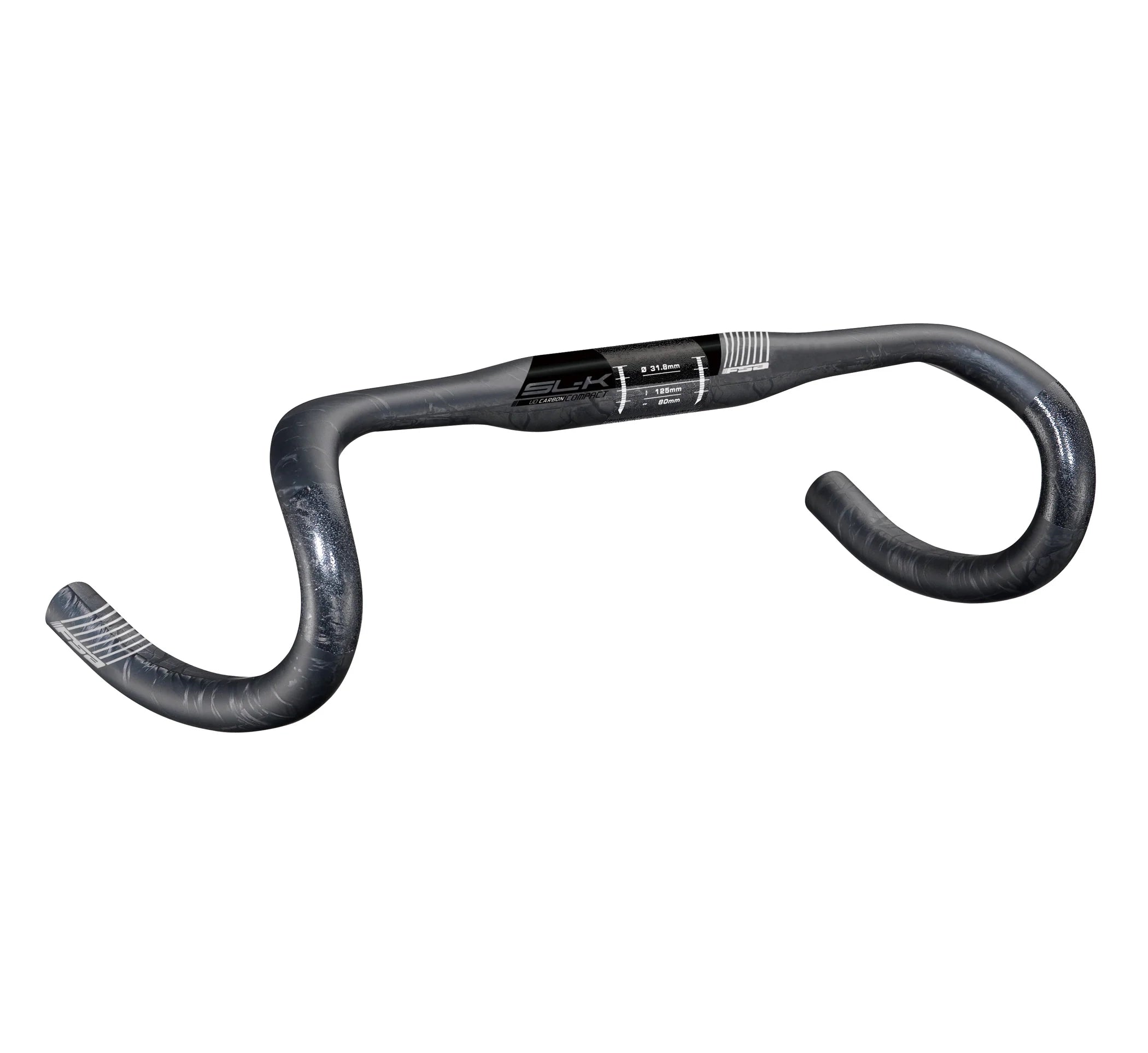 FSA SL-K CARBON HANDLE BAR 440 mm ハンドル FSA SL-K Compact Carbon Handlebar - 440mm - UD Carbon | Sport
