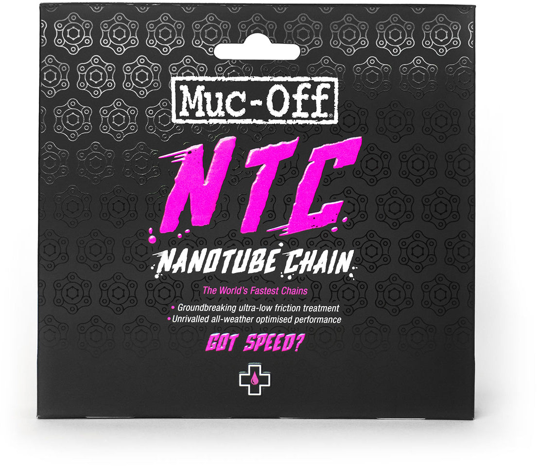 MUC-OFF NTC SRAM Nanotube 11 speed Chain - SRAM Red 22 - 114 Link - Sport & Leisure