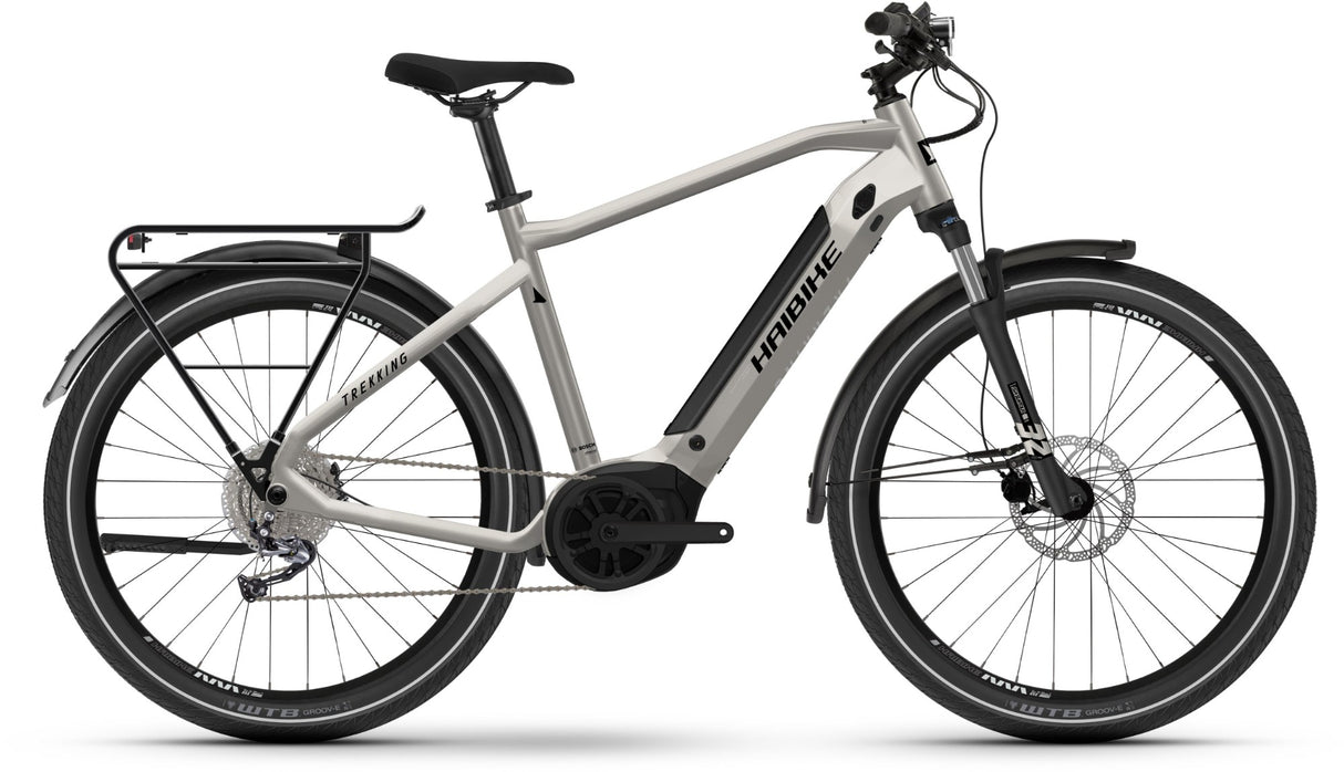 Haibike Trekking 3 High 500Wh Electric Hybrid Bike - Bosch Performance Line - Shimano Alivio - Sport & Leisure