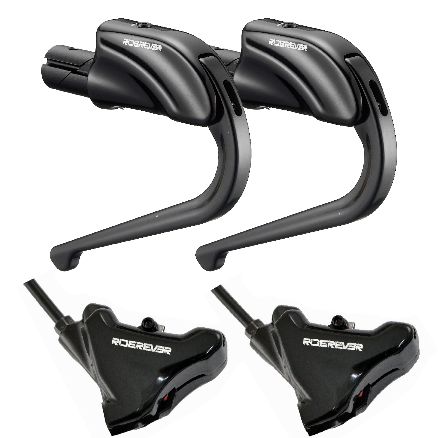 RideRever TRIVA Hydraulic TT / Time Trail Brake Set | Sport