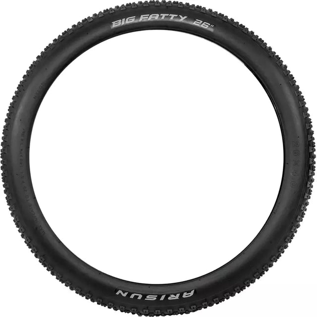 Arisun Big Fatty 26 x 4.0" Fat Bike Tyre - Black - Sportandleisure.com