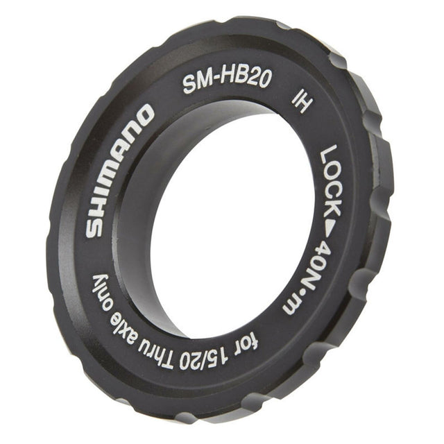 Shimano SM-HB20 Centerlock Rotor Lockring - Black - Sportandleisure.com