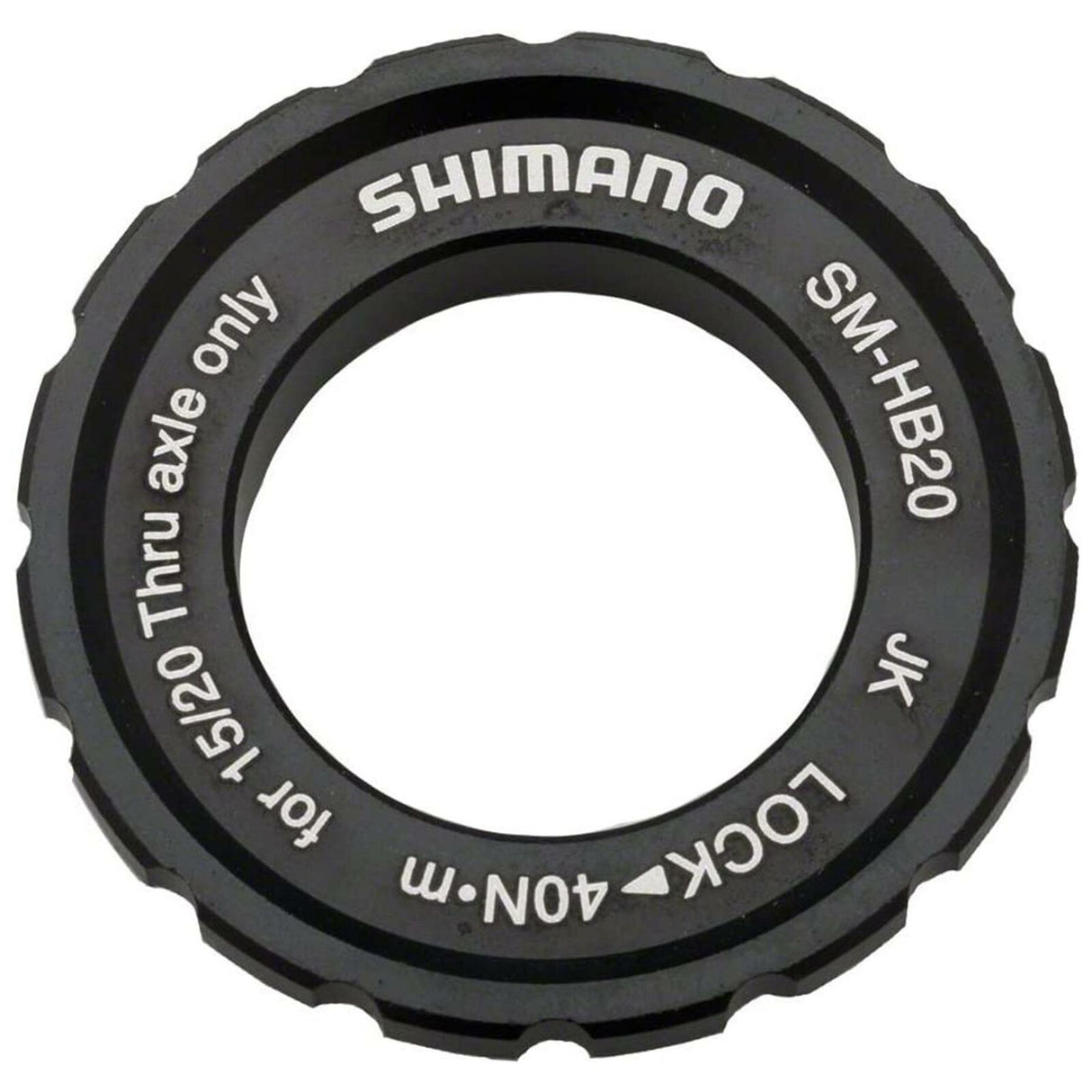 Shimano SM-HB20 Centerlock Rotor Lockring - Black - Sportandleisure.com