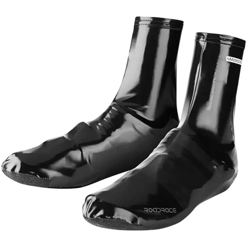 Madison Roadrace Lycra Aero Overshoes Black - Size Small - Sport & Leisure