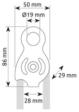 Camp 2152 Sphinx Climbing / Lifting Pulley - Red - Sport & Leisure