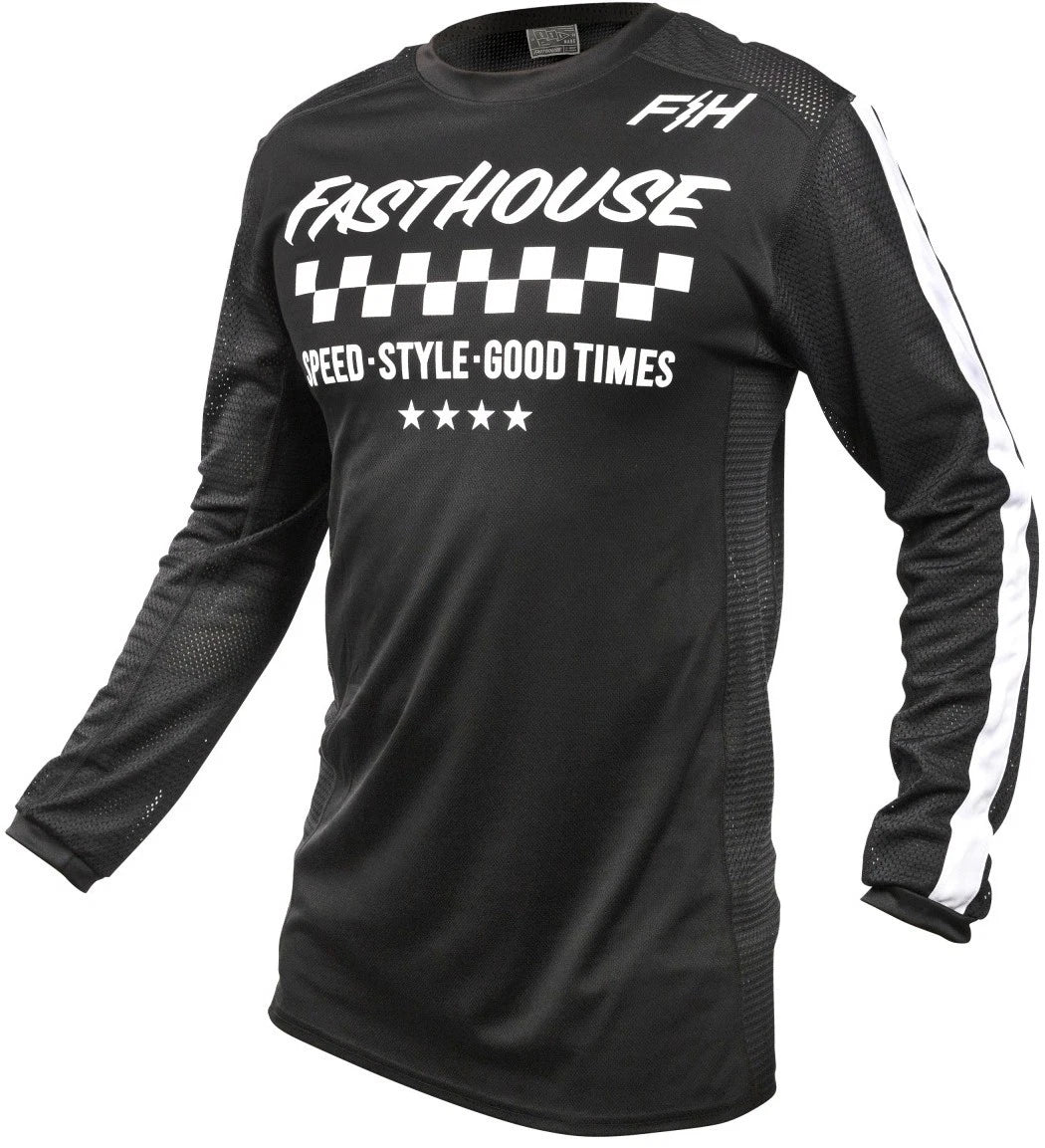 Fasthouse USA Originals Air Cooled Long Sleeve Motocross / BMX / Race Jersey - Sport & Leisure