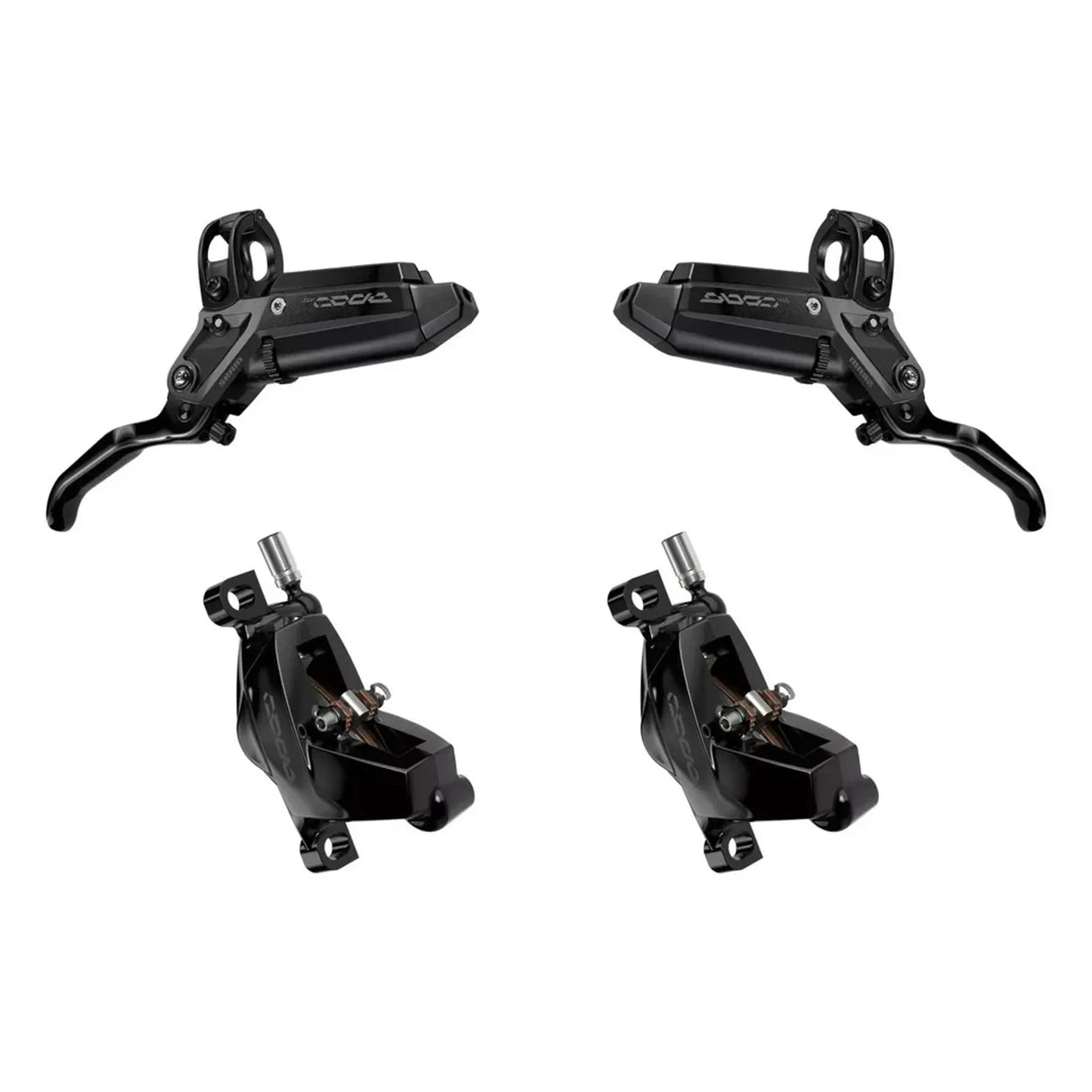 SRAM Code Stealth Silver Disc Brake Set - Sport & Leisure