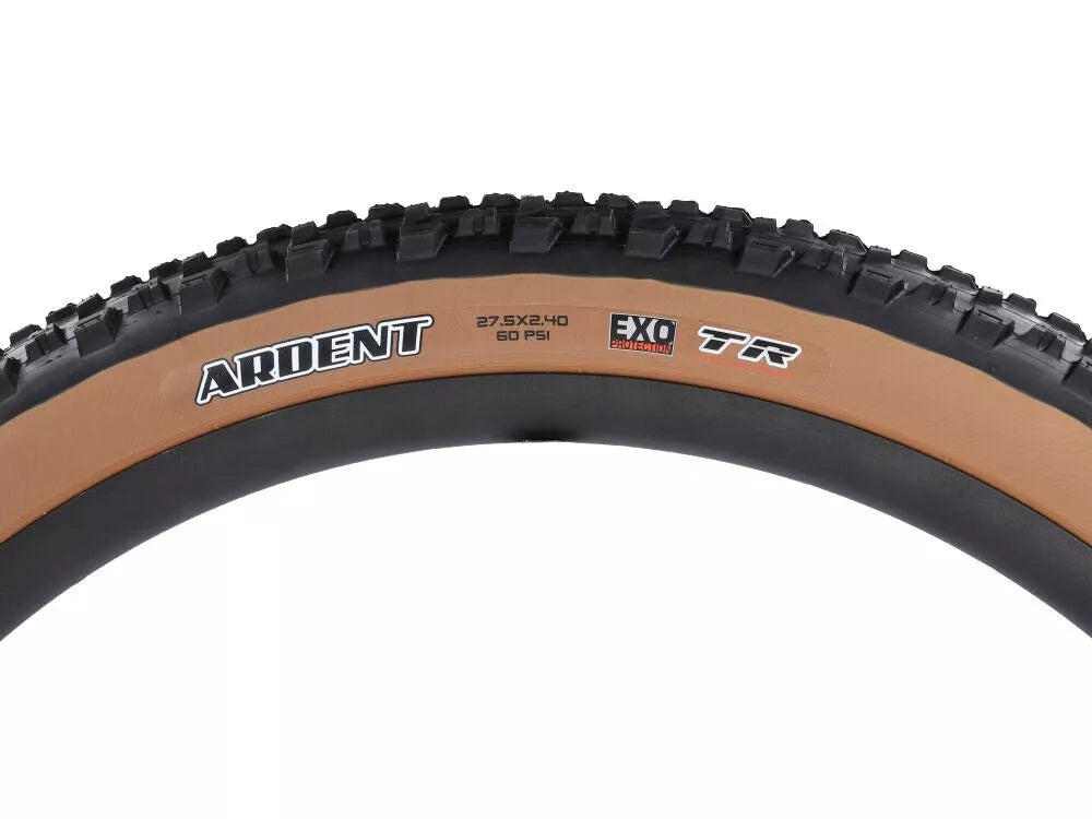 Maxxis Ardent EXO TR 27.5 x 2.4" Folding Tyre - Tanwall