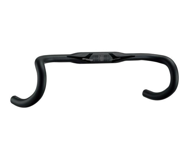 FSA Gossamer Compact Alloy Handlebar - Black - Sportandleisure.com