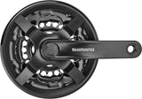 Shimano Tourney FC-TY301 Triple Chainset - 48/38/28T - Choose Crank Arm Length - Sportandleisure.com