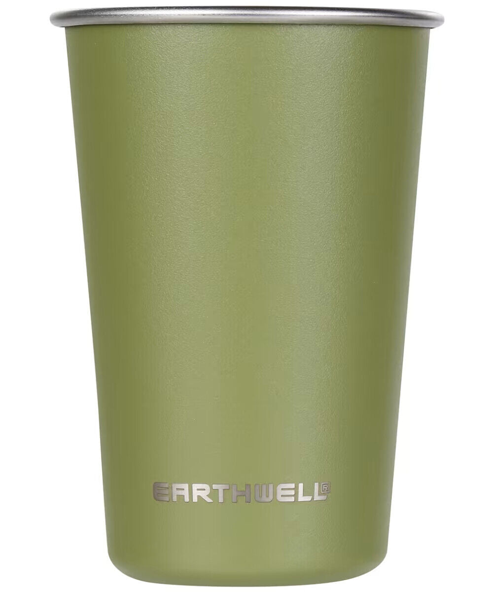 Earthwell Stainless Steel Camping Cup - 470ml - Select Colour - Sportandleisure.com