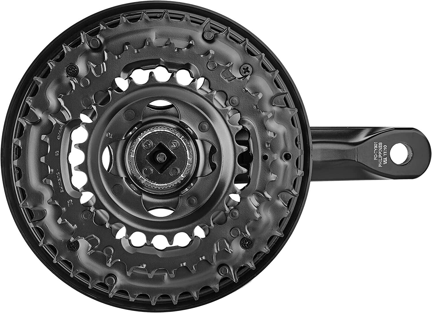 Shimano Tourney FC-TY301 Triple Chainset 42/34/24T Sport Leisure