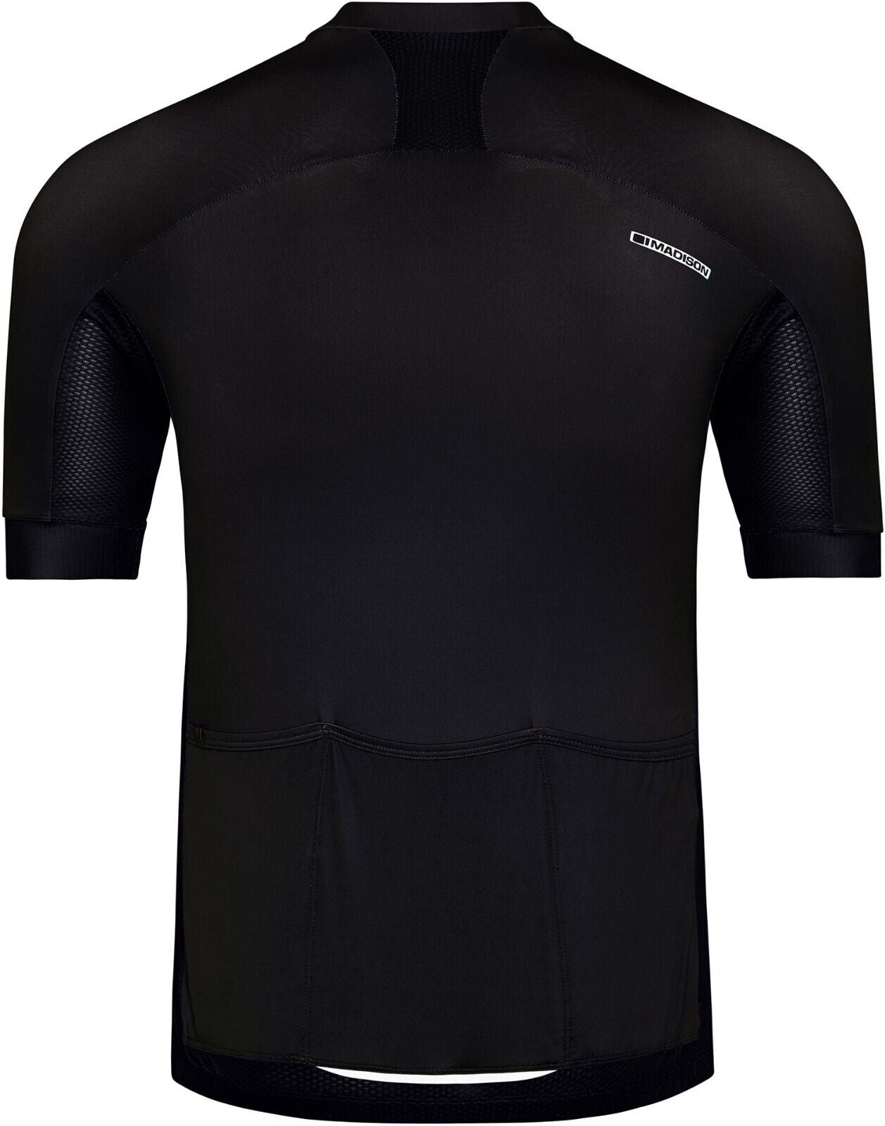 Madison RoadRace Men's Short Sleeve Cycling Jersey - Medium - Black - Sportandleisure.com