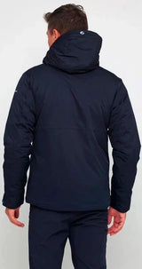ICEPEAK Ballston Mens Hooded Jacket - Dark Blue - Sport & Leisure