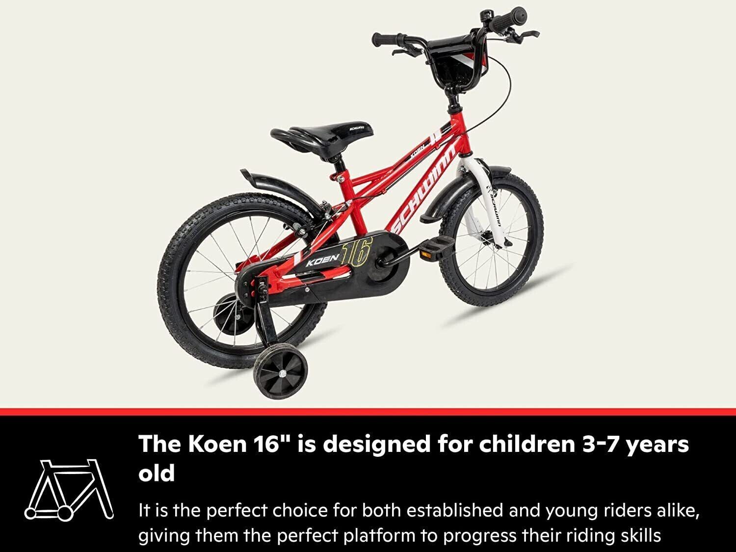 Schwinn Koen 16" Kids Bike - Blaze Red - Sportandleisure.com