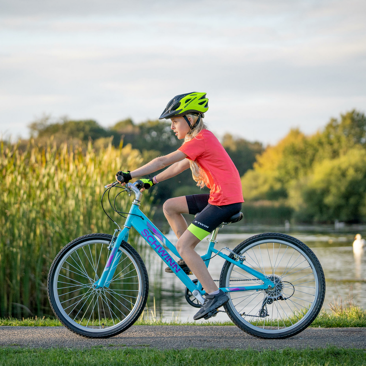 Schwinn Episode 24 Kids Aluminium Mountain Bike Aqua Blue Sportandleisure