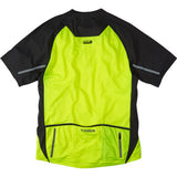 Madison Stellar Men's Short Sleeve Cycling Jersey - Hi Viz Yellow / Phantom - Sportandleisure.com