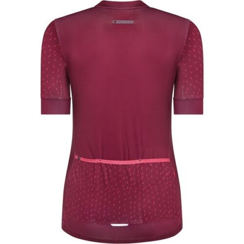 Madison Sportive Women's Short Sleeve Cycling Jersey - Size 8 - Classy Burgundy - Sportandleisure.com