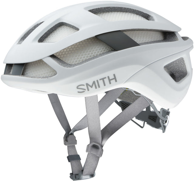 Smith Trace MIPS Road Bike Helmet - Matte White - Medium (55-59cm) - Sportandleisure.com