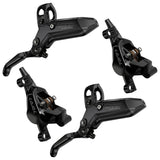 SRAM Level Silver Stealth 2 Piston Disc Brake Set - Black - Sportandleisure.com