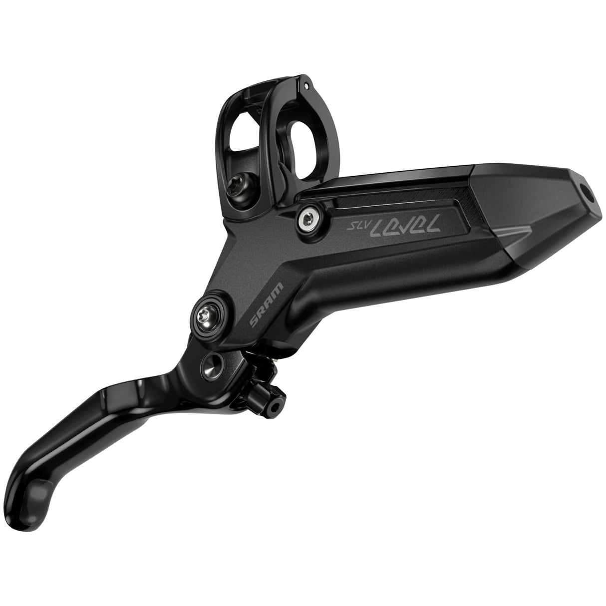 SRAM Level Silver Stealth 2 Piston Disc Brake Set - Black - Sportandleisure.com