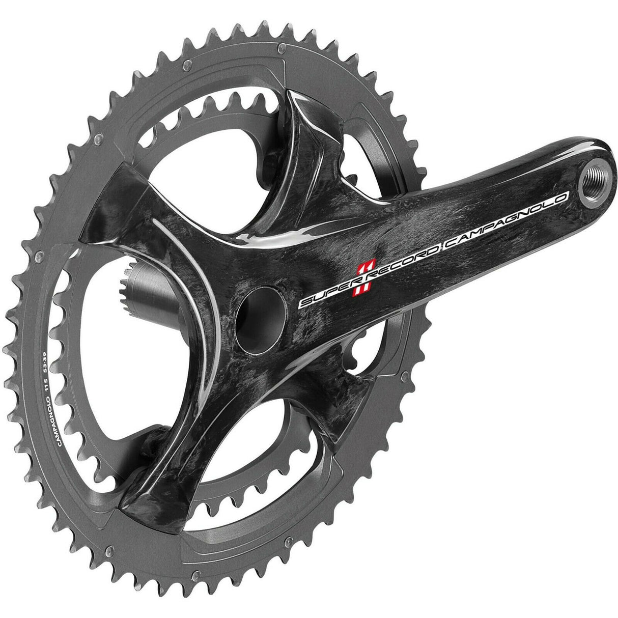 Campagnolo Super Record Ultra Torque 11 Speed Chainset - 53 / 39t - 175mm Arm - Sportandleisure.com