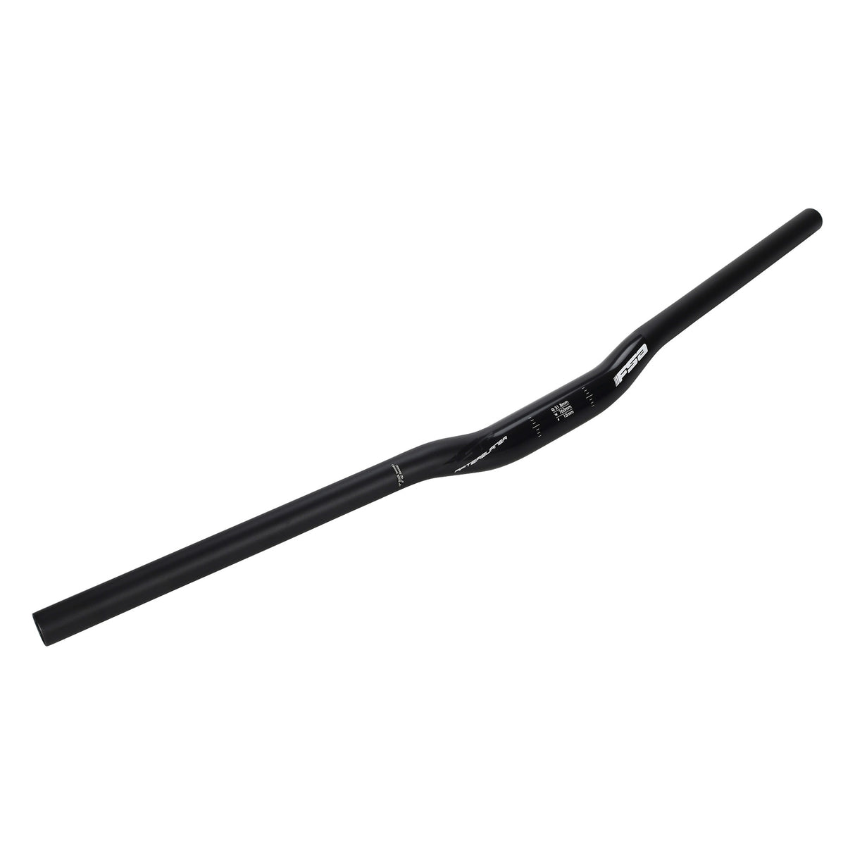 FSA Comet Riset Bars - 680 width - 31.8mm - 18mm Rise - Black - Sportandleisure.com