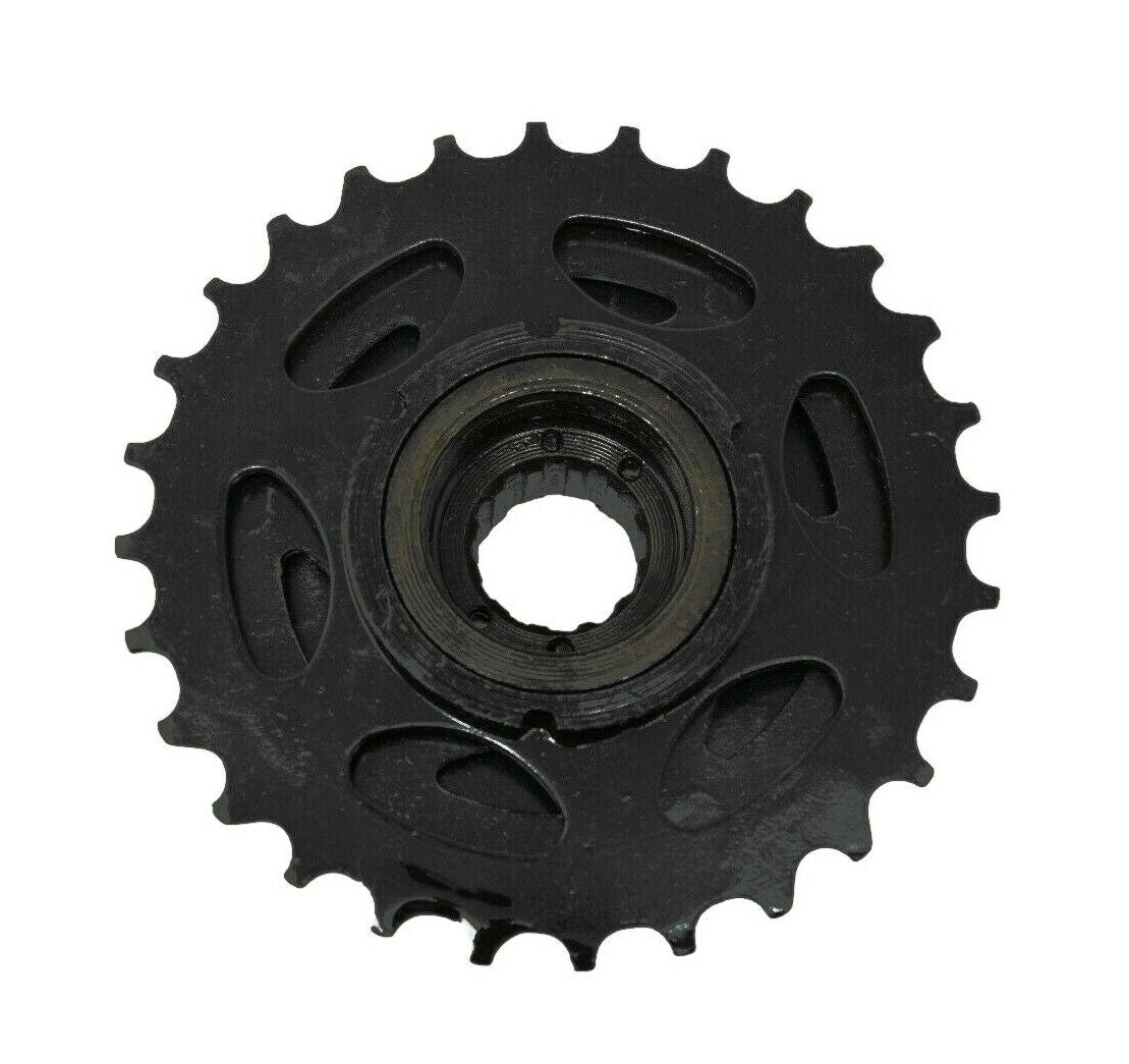 7 Speed Screw On Freewheel 14 - 28T - Black - Sportandleisure.com