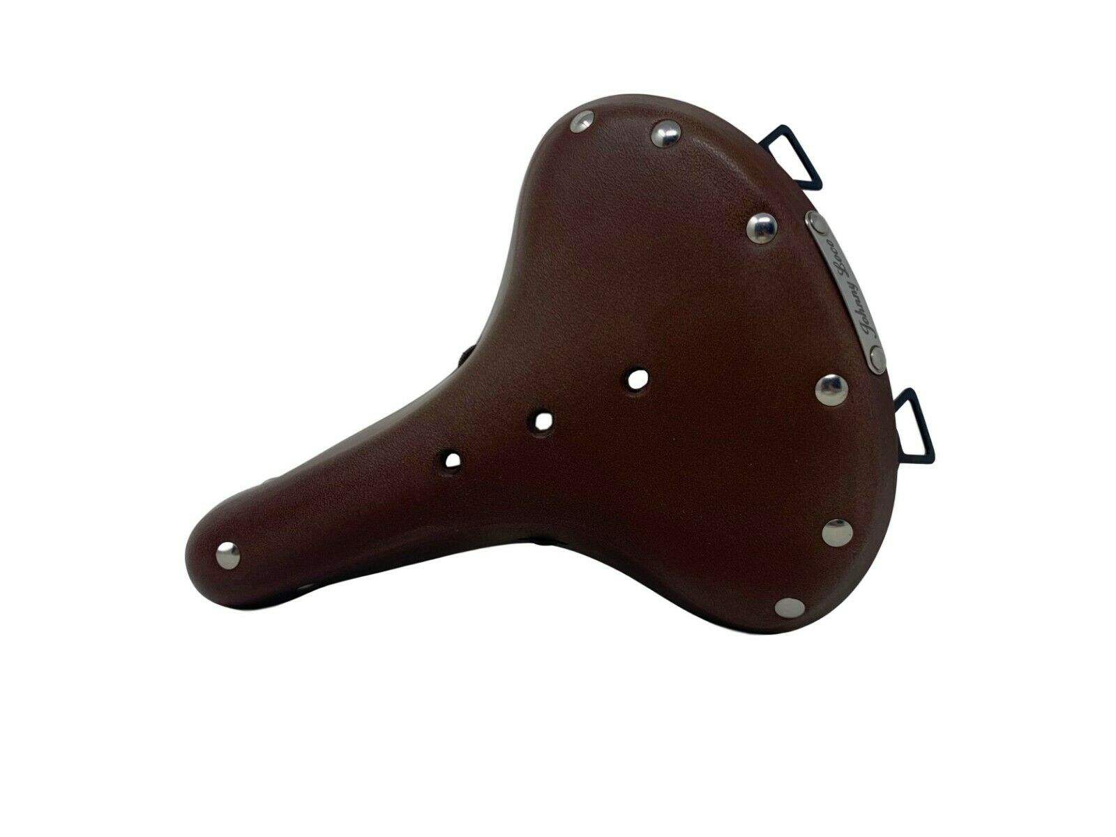 Johnny Loco Classic Cruiser Style Real Leather Saddle With Suspension - Brown - Sportandleisure.com (6968129388698)