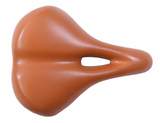 Luxury Pressure Relief Bike Saddle-  Flow Style Cut Out - Comfort Padded - Brown - Sportandleisure.com (6968138989722)