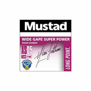 Mustad AS05 Wide Gape Super Power Hooks - 10 x 10 Pack (100 Hooks) - All Sizes - Sportandleisure.com (7532608848129)