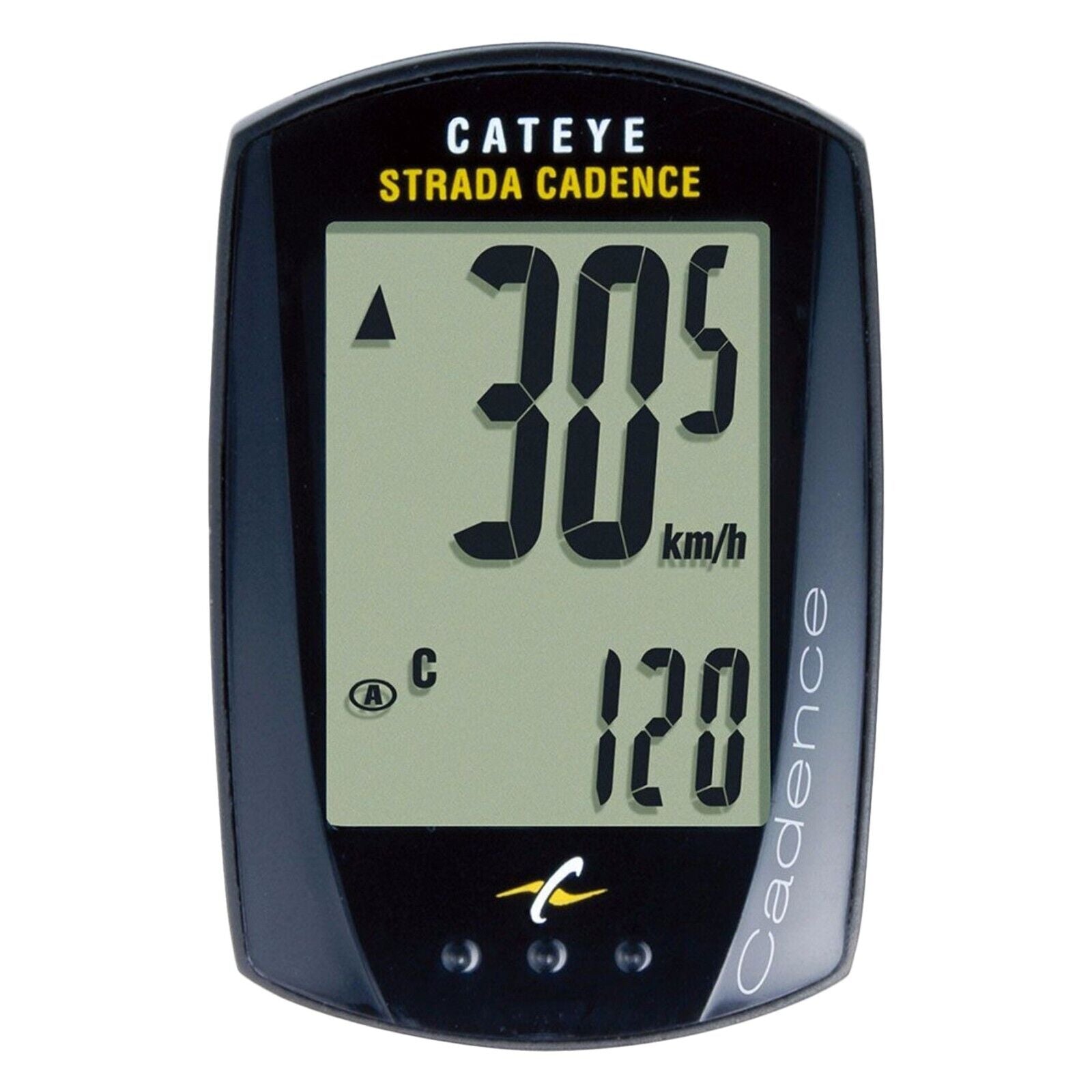 Strada Cadence CC-RD200 Cat Eye Wired Cycling Computer Black - Main Image