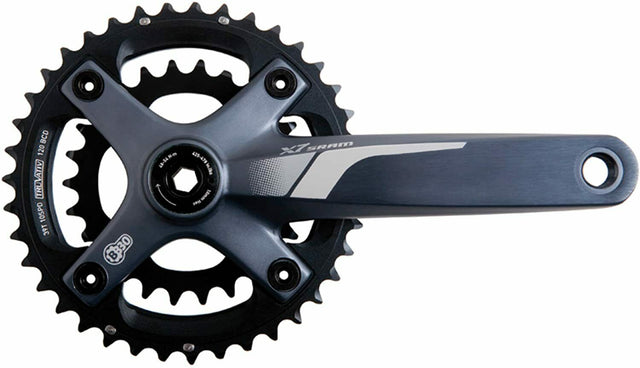 SRAM X7 2 x 10 Speed Chainset - BB30 - 42-28T - 175mm Arms - Storm Grey - Sportandleisure.com (6968002936986)