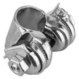 22.2mm Seat Post Clamp Mount Bracket - Black or Silver - Sportandleisure.com