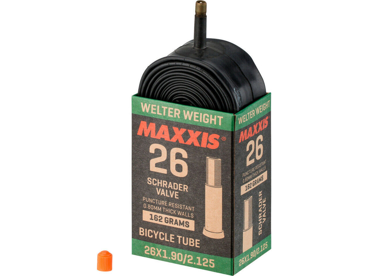 Maxxis Welter Weight 26 x 1.90 - 2.125 Schrader Valve Inner Tube - MTB / DH - Sportandleisure.com (7532615631105)