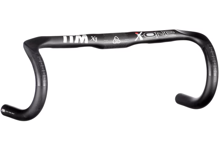 ITM X-One Carbon Road Handlebar - 400mm - 31.8mm - Black - Sportandleisure.com