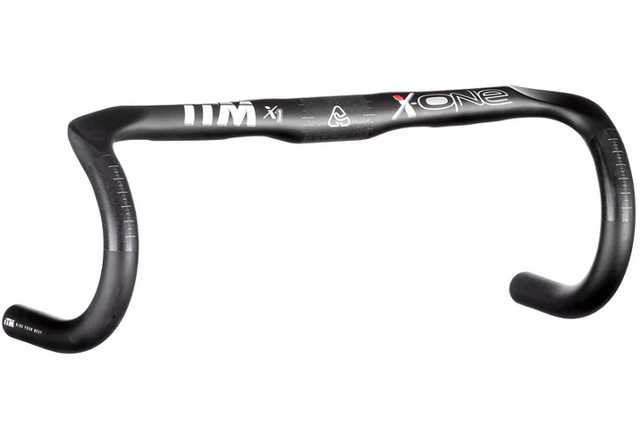 ITM X-One Carbon Road Handlebar - 400mm - 31.8mm - Black - Sportandleisure.com