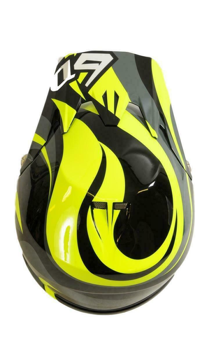 6D ATR-1 Flo Moto-X / Motocross Helmet - XL – Black / Neon Yellow - Sportandleisure.com (6968031150234)