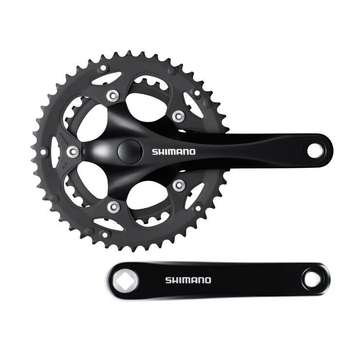 Shimano Claris FC-RS200 Compact Chainset - 50 / 34T - 175mm Crank Arm - Sportandleisure.com