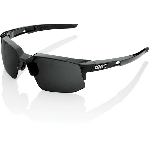 100% Sportcoupe Glasses Polished Black / Grey Peakpolar + Clear Lens - Sportandleisure.com (7050873208986)